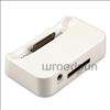 White Docking Station Dock Cradle for iPod Nano Touch Apple iPhone 3G 