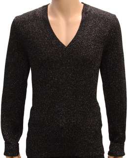 New $625 Dolce Gabbana Mens Sweater Black Size 54 NWT 3556  
