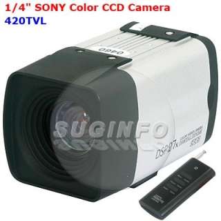 brand new 1 4 inch sony ccd chip 420tv lines horizontal resolution 27x 