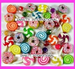 100 Assorted Miniature Donuts Cakes Candy*Dollhouse Food  