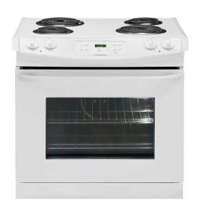   Frigidaire White Drop In Coil Electric Range / Stove FFED3015LW  
