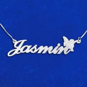  Personalized Sterling Silver Fairy Name Necklace Jewelry