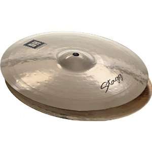   Stagg DH HM15B 15 Inch DH Medium Hi Hat Cymbals Musical Instruments