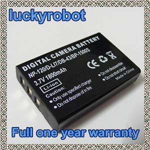 2X NP 120 battery for DXG A80VA80VHD Digital Camcorder  