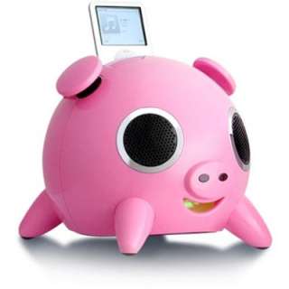 Speakal iPig 2.1 Stereo iPod Docking Station with 5 Speakers (Pink)