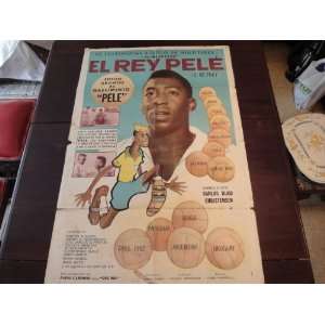   Poster O Rei Pelé El Rey Pelé The King Pele 1962 