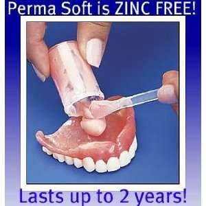  Perma Soft Denture Reliner Kit  Reline 2 Denture Plates 