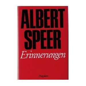  Erinnerungen Albert Speer Books