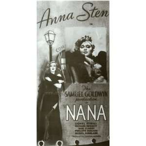 Nana Movie Poster (27 x 40 Inches   69cm x 102cm) (1934)  (Anna Sten 