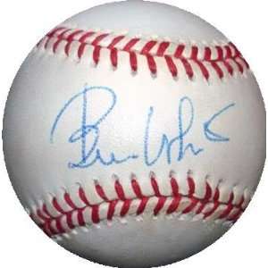  Bill White autographed Baseball