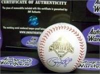 30. Brad Lidge Autographed/Hand Signed 2008 World Series Baseball 