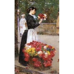   Frederick Childe Hassam   24 x 40 inches   Flower Girl