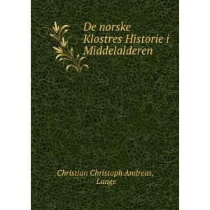   Historie i Middelalderen Lange Christian Christoph Andreas Books