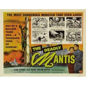  The Deadly Mantis Poster 30x40 Craig Stevens William 