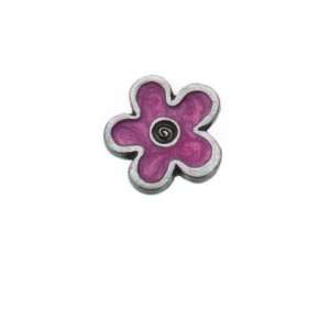  Flower / Hot Pink Button   Button from Danforth