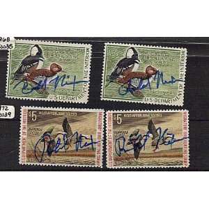   Duck Stamps Signed by President Richard M. Nixon 