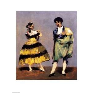  Spanish Dancers, 1879 by Edouard Manet 18.00X24.00. Art 