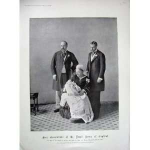   1894 Queen Prince Wales Duke York Prince Edward Albert