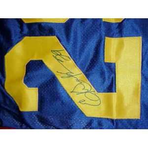Eric Dickerson Los Angeles Rams Autographed Authentic Jersey