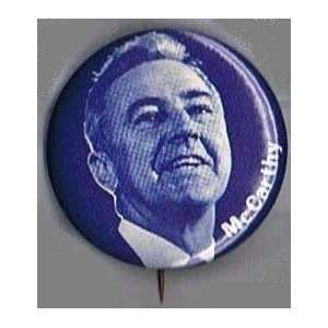 Eugene McCarthy 1968 Presidential Campaing 2 3/8 inch diameter button