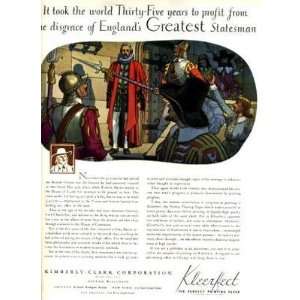    Kimberly Clark Magazine Ad 1936 Francis Bacon 
