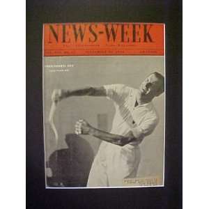 Fred Perry September 12, 1936 Newsweek Magazine Professionally Matted 