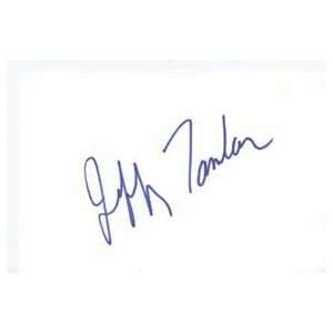 JEFFREY TAMBOR Signed Index Card In Person