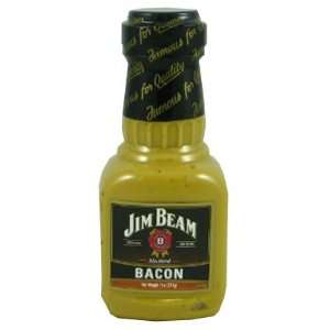 Jim Beam Bacon Flavored Mustard  Grocery & Gourmet Food