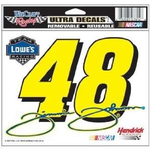 Jimmie Johnson Number Ultra Decal