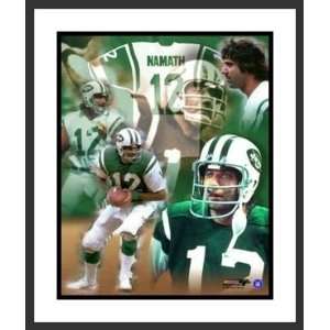Joe Namath Framed Photo   New York Jets Legends Collage