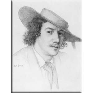 Portrait of Whistler 23x30 Streched Canvas Art by Poynter, Edward John