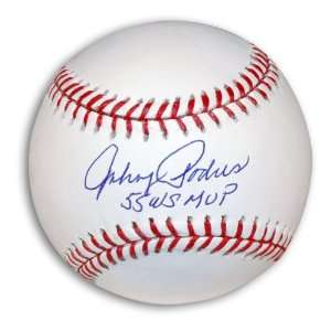 Johnny Podres MLB Baseball Inscribed 55 WS MVP