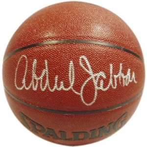 Kareem Abdul Jabbar Autographed Spalding Indoor/Outdoor NBA Basketball