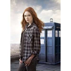 Karen Gillan Poster Dr Who Tardis