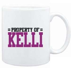  Mug White  Property of Kelli  Female Names Sports 