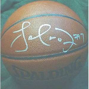  Lamar Odom Autographed Basketball