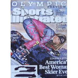   Magazine February 8 2010 Lindsey Vonn Olympic Preview 