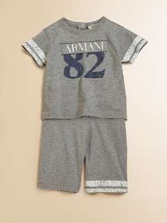 Armani Junior   Infants Tee & Shorts Set