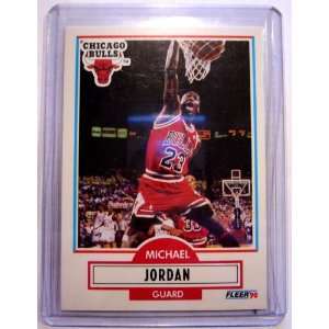  1990 91 Fleer # 26 Michael Jordan Chicago Bulls Basketball 