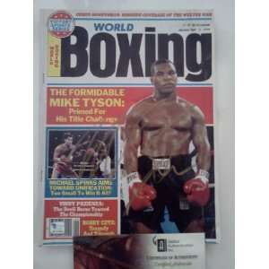 Mike Tyson Signed World Boxing Magazine