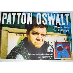  Patton Oswalt Poster   Promo Flyer   Werewolves and 