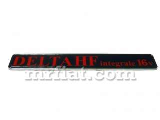 Lancia Delta HF Integrale 16V Chromed Plastic Emblem  