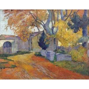  LAllee Des Alyscamps by Paul Gauguin 22.00X17.38. Art 