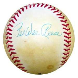  Pee Wee Reese Autographed Baseball