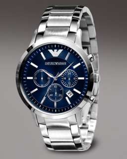 Blue Chronograph Watch  