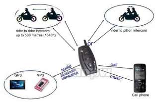 intercomunicador el casco de la motocicleta de Bluetooth de interphone 