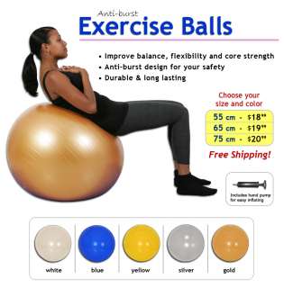 Anti Burst Exercise Workout Fitness Body Stability Ball  