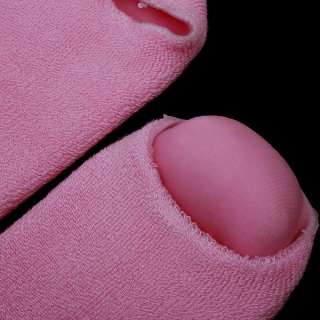   Soften Repair Cracked Skin Moisturizing Treatment Gel Spa Socks  