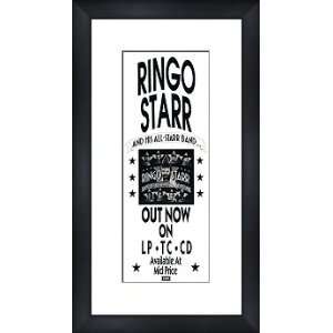 RINGO STARR All Starr Band   Custom Framed Original Ad   Framed Music 