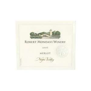 Robert Mondavi Winery Merlot Napa Valley 2006 750ML